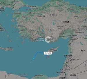 Türk Deniz Kuvvetleri Akdeniz Semalarında Devriye Uçuşu Gerçekleştiriyor