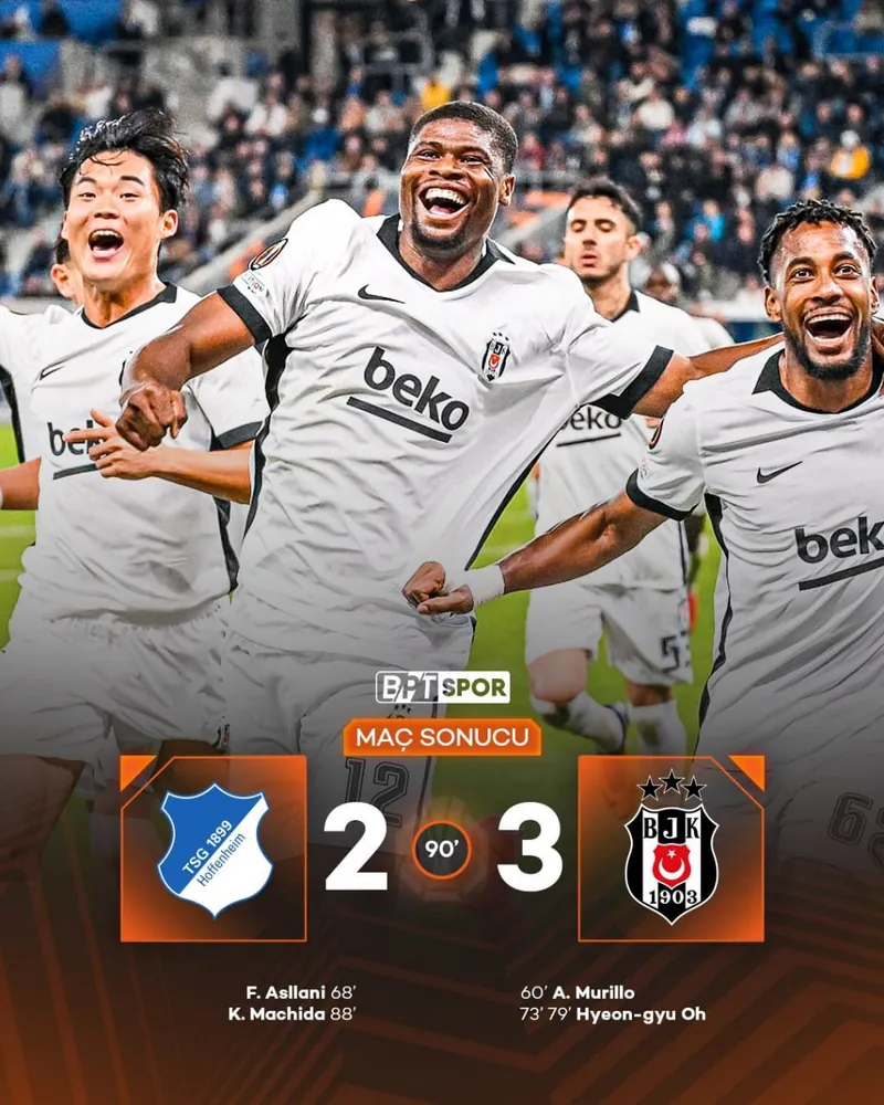 Beşiktaş Avrupa Ligi’ne İki Galibiyetle Muhteşem Başladı