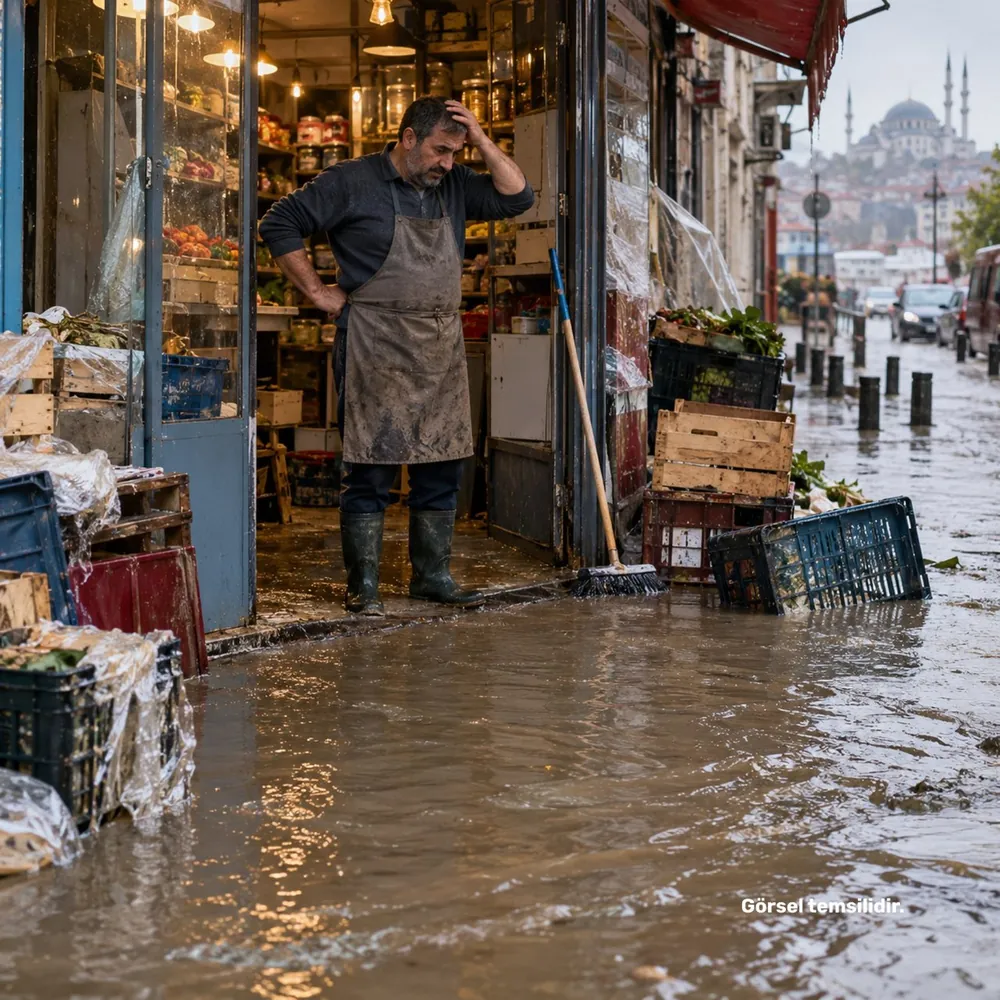İstanbul’da Selden Etkilenen Esnafa 80 Milyon TL Destek