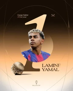 Futbolun Yeni İkonu Lamine Yamal Yılın Genç Yeteneği Seçildi