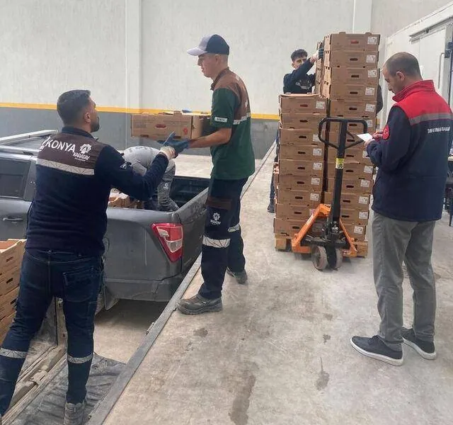Konya’da Denetim: 7 Ton Bozuk Tavuk Etine El Konuldu
