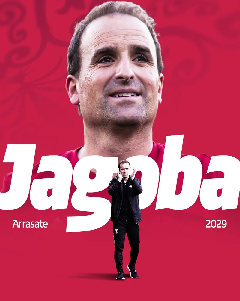 Osasuna, Jagoba Arrasate ile 2029 Yılına Kadar Anlaştı