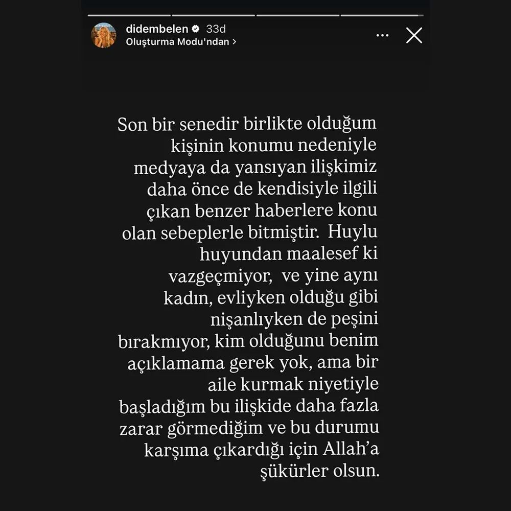 Didem Belen’den Somer Sivrioğlu Hakkında Aldatma İddiası