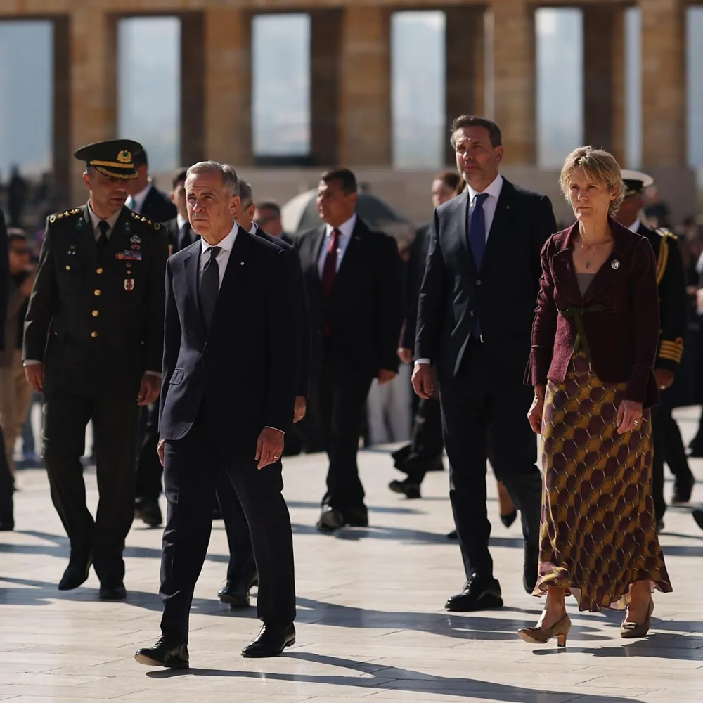 Kanada Başbakanı Mark Carney Anıtkabir’i Ziyaret Etti
